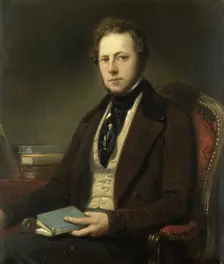 Portrait of a Man, perhaps Petrus Augustus de Genestet (1829-1861), 1830-1860. Creator: Nicolaas Pieneman