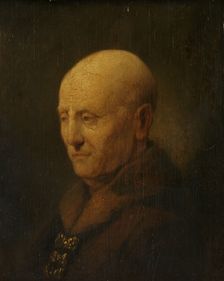 Portrait of a man, perhaps Rembrandt's father, Harmen Gerritsz van Rijn, 1730-1774. Creator: Unknown