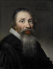 Portrait of a Man, probably a Clergyman, 1650. Creator: Unknown
