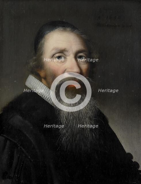 Portrait of a Man, probably a Clergyman, 1650. Creator: Unknown.