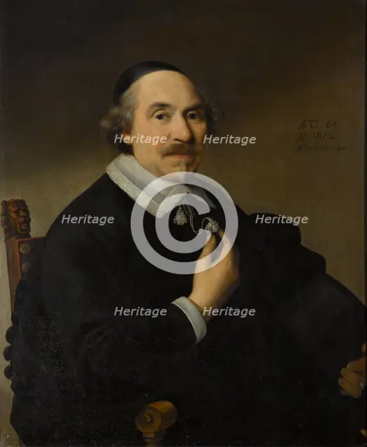 Portrait of a Man, probably Pieter Anthonisz van Bronckhorst (1588-1661), 1652. Creator: Anthonie Palamedesz.