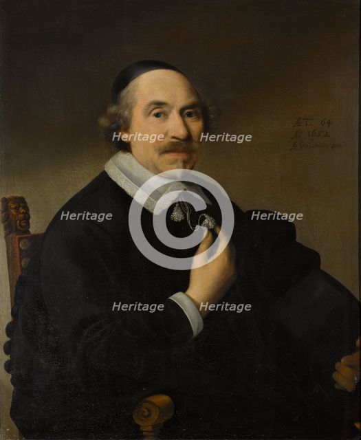 Portrait of a Man, probably Pieter Anthonisz van Bronckhorst (1588-1661), 1652. Creator: Anthonie Palamedesz.