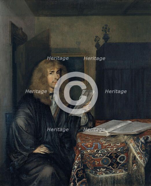 Portrait of a Man Reading a Document. Artist: Ter Borch, Gerard, the Younger (1617-1681)