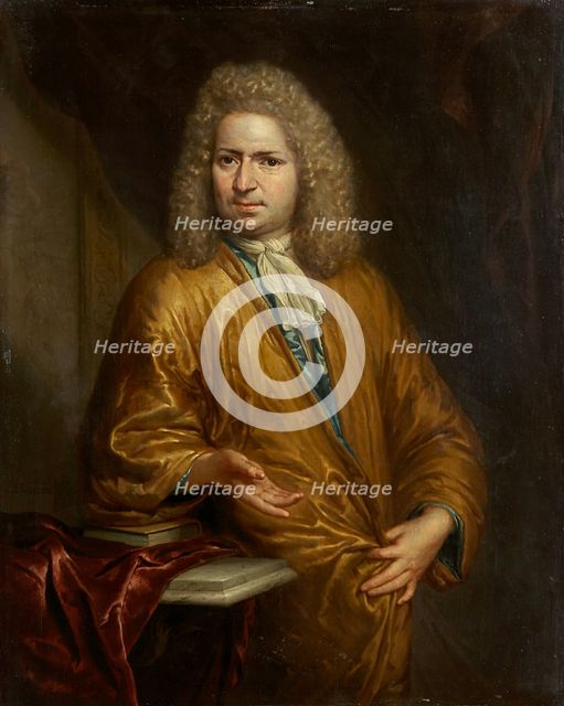 Portrait of a Man (Rudolf van Loen?), c1700. Creator: Arnold Houbraken.