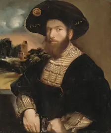 Portrait of a Man Wearing a Black Beret, ca 1530
