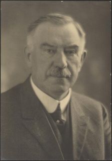 Portrait of a Man with Tie Pin, 1907-1943. Creator: Louis Fleckenstein
