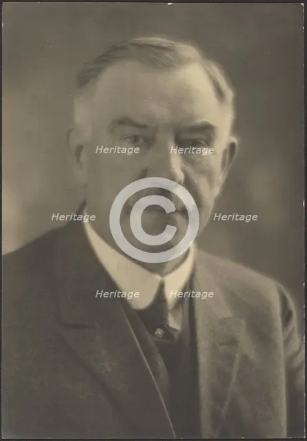 Portrait of a Man with Tie Pin, 1907-1943. Creator: Louis Fleckenstein.