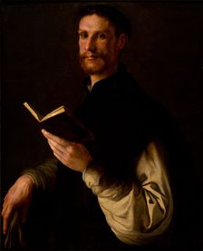Portrait of a Man with a Book, 1540-1541. Creator: Pontormo, Jacopo da (Jacopo Carucci) (1494-1557)