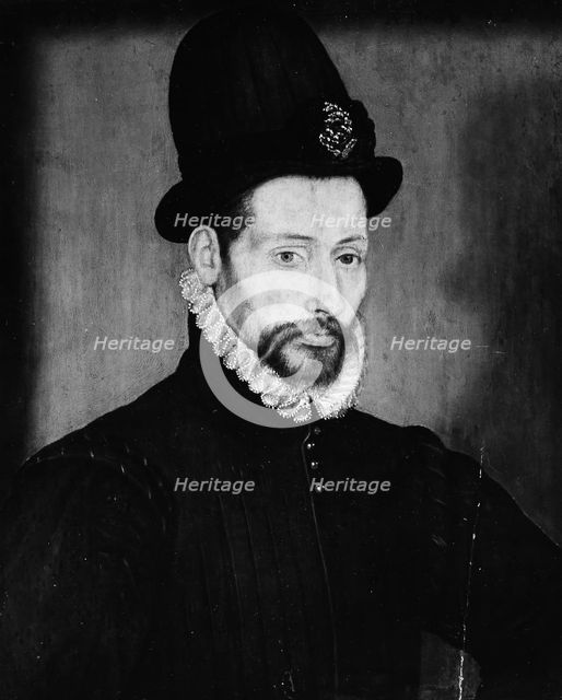 Portrait of a Man with a High Hat. Creator: Unknown.