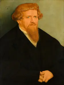 Portrait of a Man with a Red Beard, 1548. Creator: Lucas Cranach the Younger