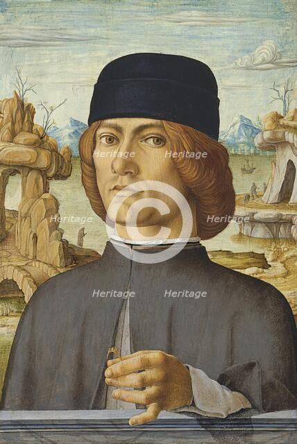 Portrait of a Man with a Ring, 1472. Creator: Francesco del Cossa.