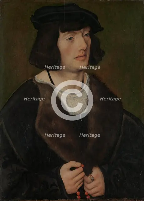 Portrait of a Man with a Rosary, ca. 1508. Creator: Lucas Cranach the Elder.
