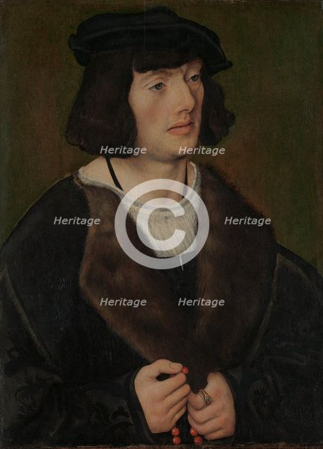 Portrait of a Man with a Rosary, ca. 1508. Creator: Lucas Cranach the Elder.