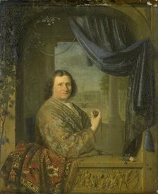 Portrait of a Man with a Watch, 1688. Creator: Pieter Cornelisz. van Slingeland