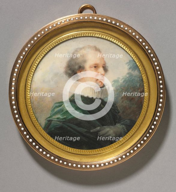 Portrait of a Man with a White Ruff, c. 1790. Creator: Heinrich Friedrich Füger (German, 1751-1818).