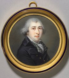 Portrait of a Man with an Earring, c. 1800. Creator: Anonymous Graff (1800)