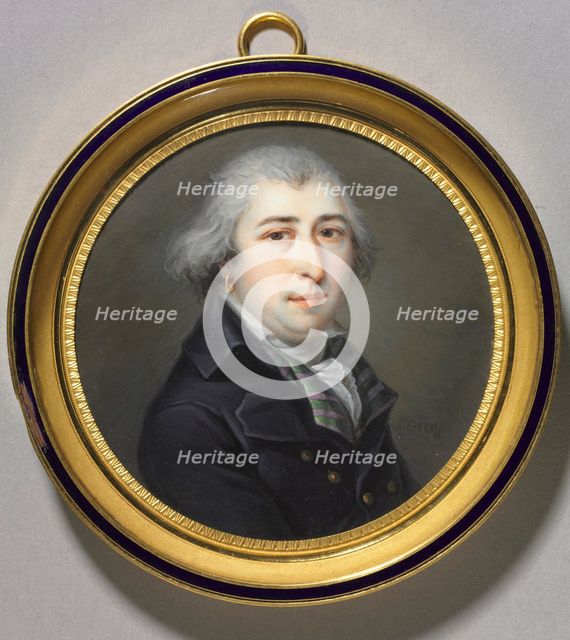 Portrait of a Man with an Earring, c. 1800. Creator: Anonymous Graff (1800).