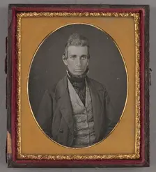 Portrait of a Man with Chin Beard, 1854-1856. Creator: Unknown