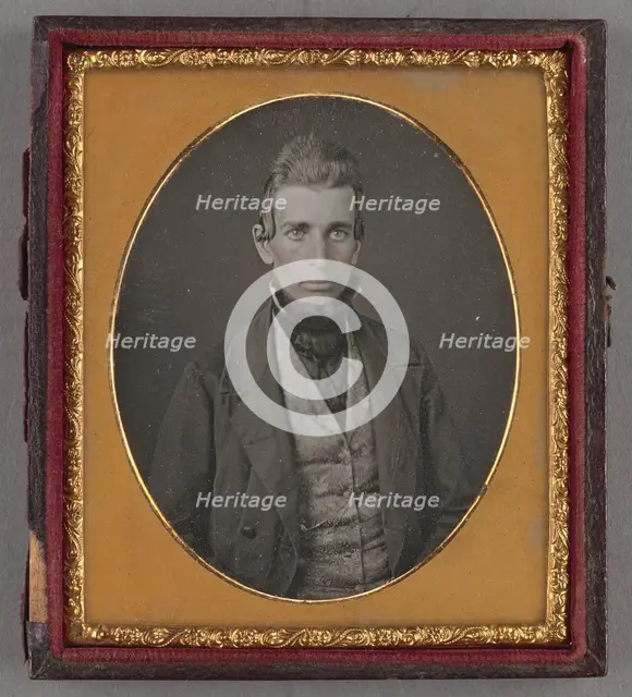 Portrait of a Man with Chin Beard, 1854-1856. Creator: Unknown.