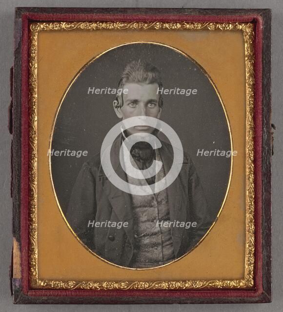 Portrait of a Man with Chin Beard, 1854-1856. Creator: Unknown.