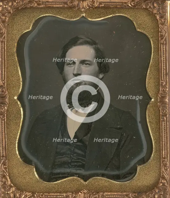 Portrait of a Man with Chin Beard, about 1850. Creator: Unknown.