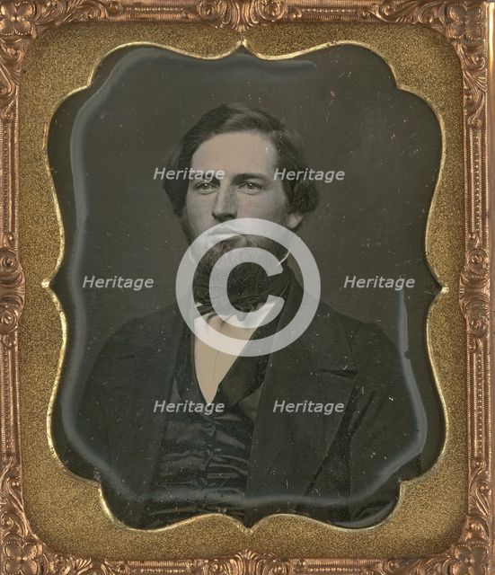 Portrait of a Man with Chin Beard, about 1850. Creator: Unknown.