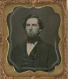 Portrait of a Man with Chin Beard, about 1850. Creator: Unknown