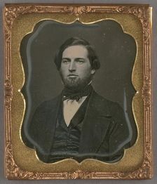 Portrait of a Man with Chin Beard, about 1850. Creator: Unknown