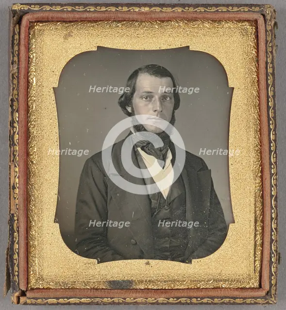 Portrait of a Man with Chin Beard, about 1850. Creator: Unknown.
