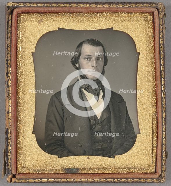 Portrait of a Man with Chin Beard, about 1850. Creator: Unknown.