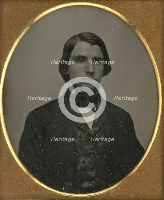 Portrait of a Man with Chin Whiskers, about 1850. Creator: Unknown.