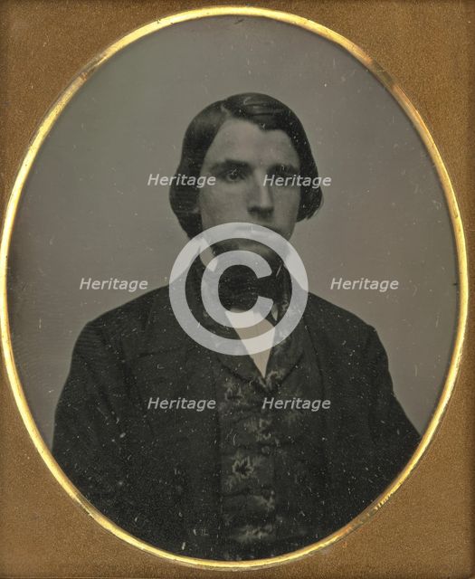 Portrait of a Man with Chin Whiskers, about 1850. Creator: Unknown.