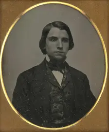 Portrait of a Man with Chin Whiskers, about 1850. Creator: Unknown