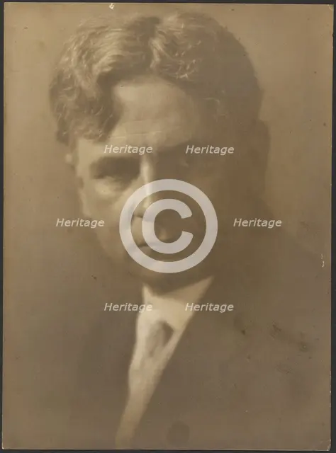 Portrait of a Man with Deep Set Eyes, 1907-1943. Creator: Louis Fleckenstein.