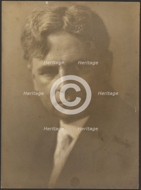 Portrait of a Man with Deep Set Eyes, 1907-1943. Creator: Louis Fleckenstein.