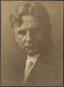 Portrait of a Man with Deep Set Eyes, 1907-1943. Creator: Louis Fleckenstein