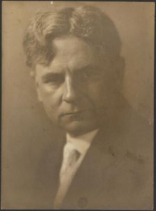 Portrait of a Man with Deep Set Eyes, 1907-1943. Creator: Louis Fleckenstein