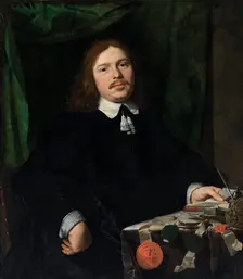 Portrait of a Man with Documents, 1655. Creator: Bartholomeus van der Helst