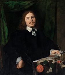 Portrait of a Man with Documents, 1655. Creator: Bartholomeus van der Helst