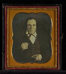 Portrait of a man with fringe beard, 1846-1856. Creator: Abraham Bogardus