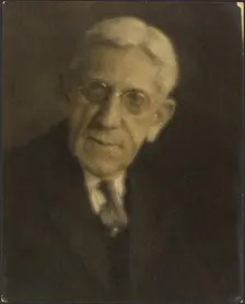Portrait of a Man with Glasses, 1907-1943. Creator: Louis Fleckenstein