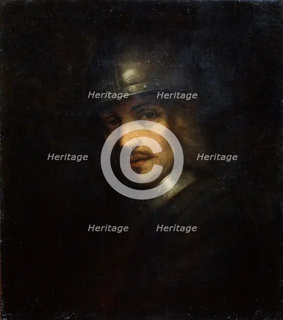 'Portrait of a Man with Helmet', 17th century. Artist: Ferdinand Bol