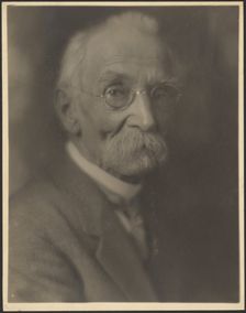 Portrait of a Man with Long Moustache, 1907-1943. Creator: Louis Fleckenstein