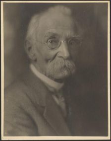 Portrait of a Man with Long Moustache, 1907-1943. Creator: Louis Fleckenstein