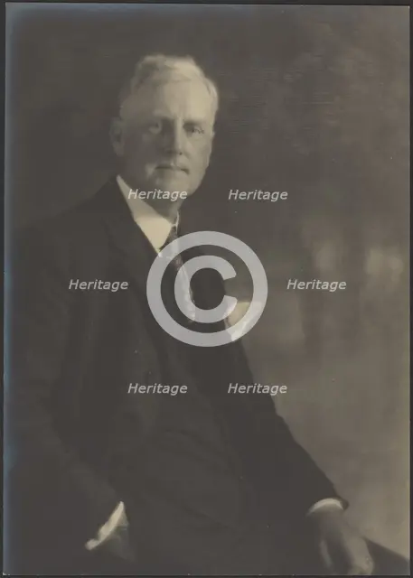 Portrait of a Man with Pocket Handkerchief, 1907-1943. Creator: Louis Fleckenstein.
