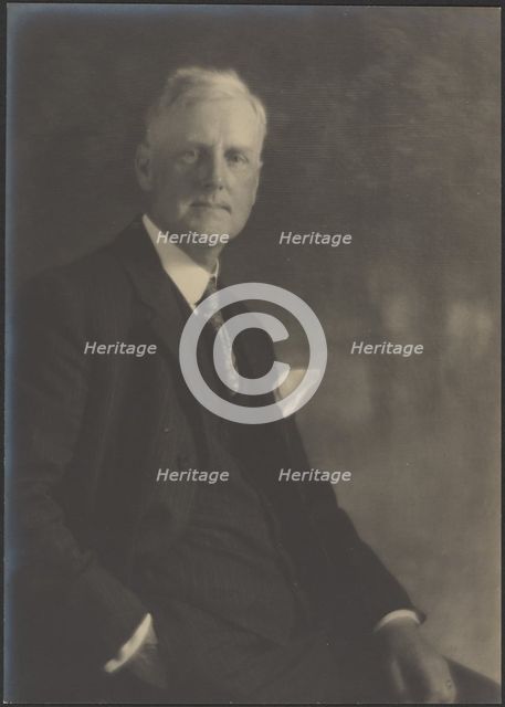 Portrait of a Man with Pocket Handkerchief, 1907-1943. Creator: Louis Fleckenstein.