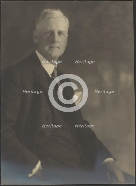 Portrait of a Man with Pocket Handkerchief, 1907-1943. Creator: Louis Fleckenstein.