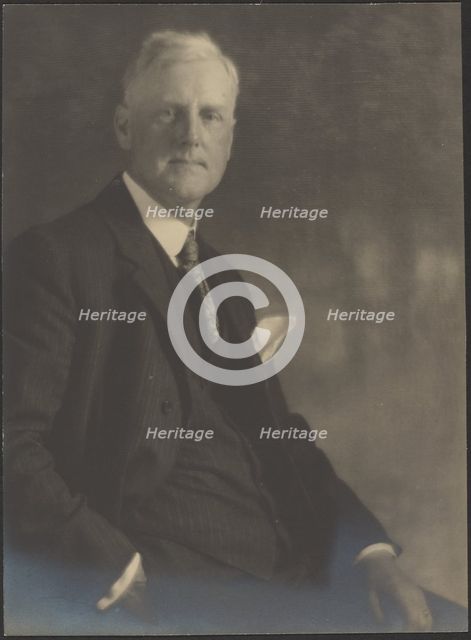 Portrait of a Man with Pocket Handkerchief, 1907-1943. Creator: Louis Fleckenstein.