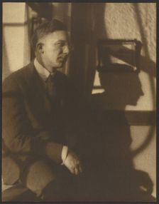 Portrait of a Man with Shadows, 1907-1943. Creator: Louis Fleckenstein