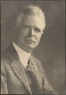 Portrait of a Man with Spotted Tie, 1907-1943. Creator: Louis Fleckenstein